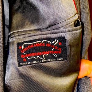 Vintage grey pin stripe suit